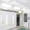Phòng sơn sấy tiêu chuẩn cho sơn gốc dầu, cửa panel 3 cánh, hút sàn 3 dãy